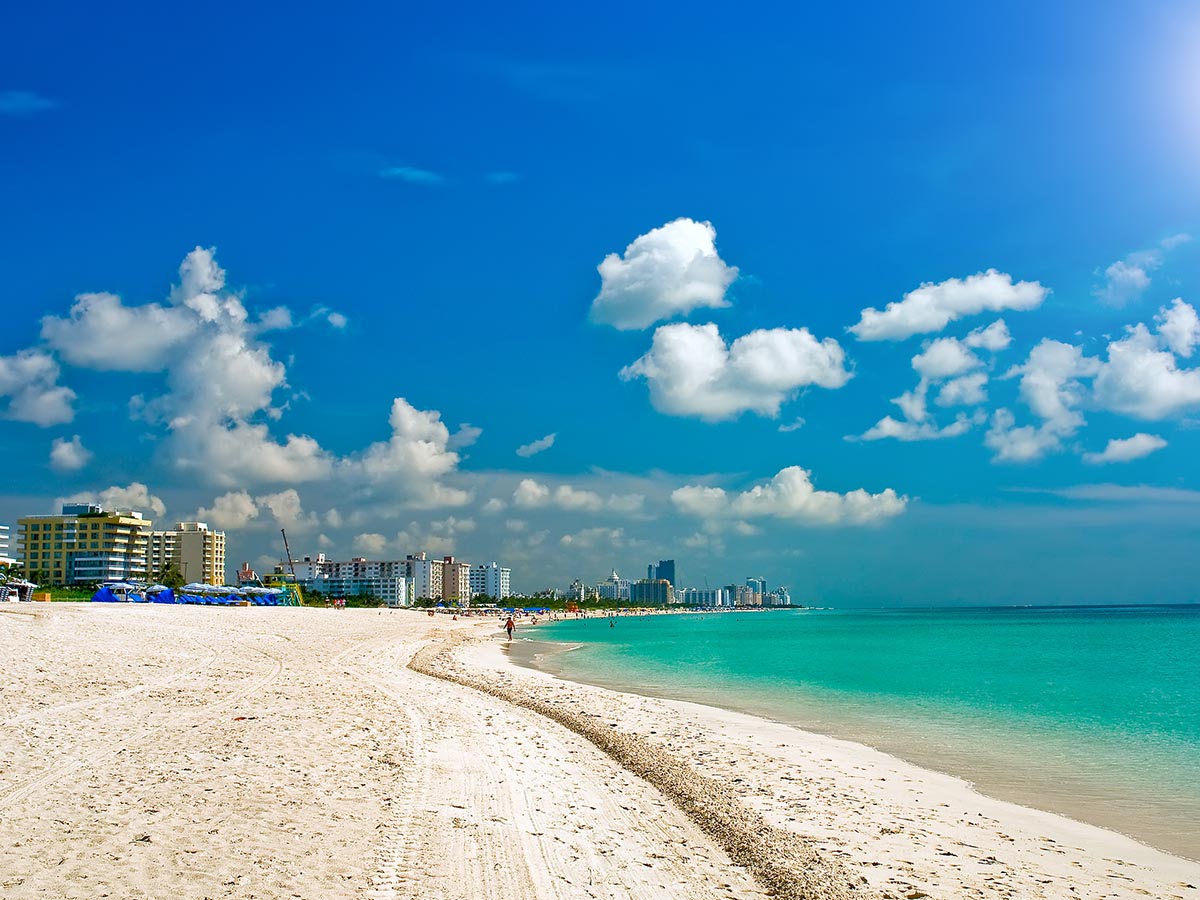 Resorts in South Beach, Miami, Florida.