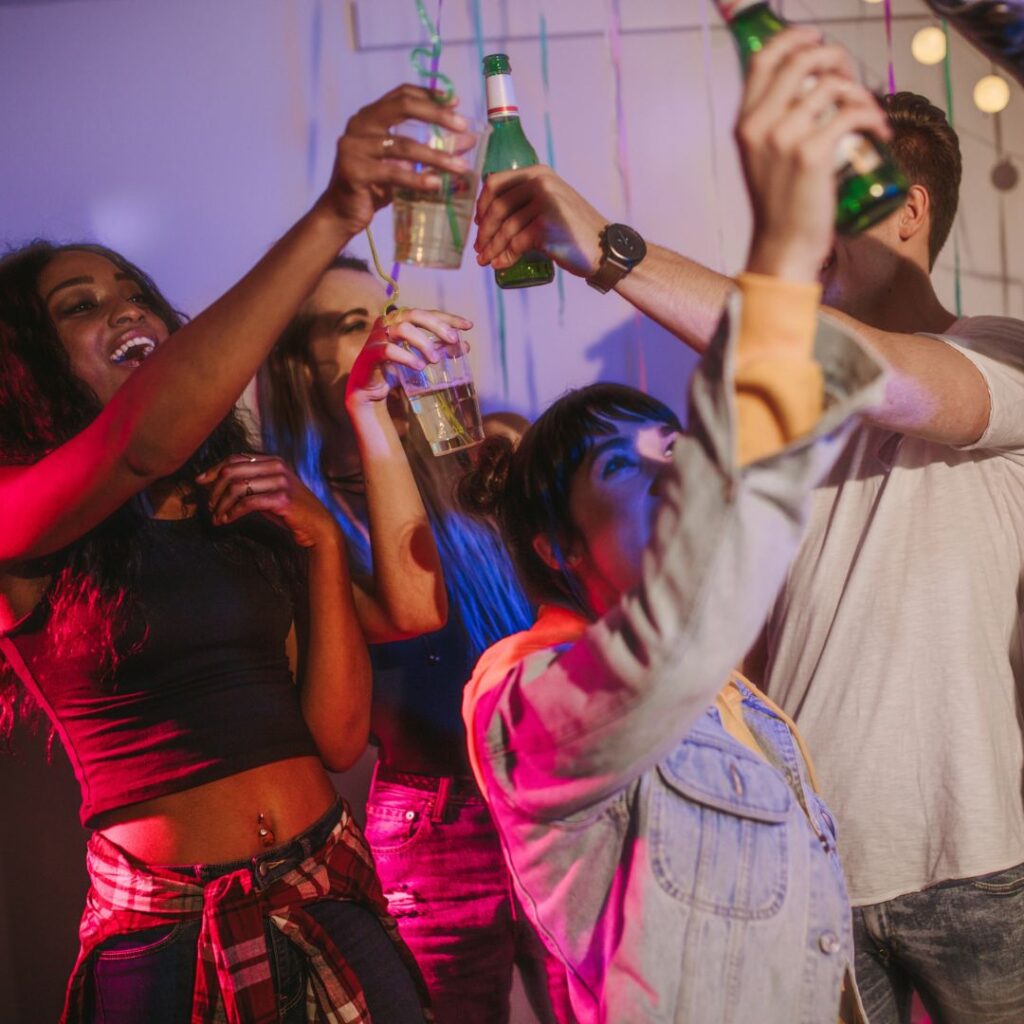 party with alcohol