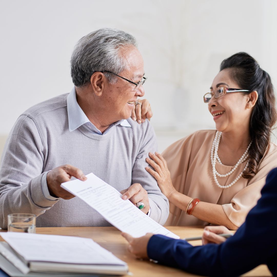 happy couple estate planning