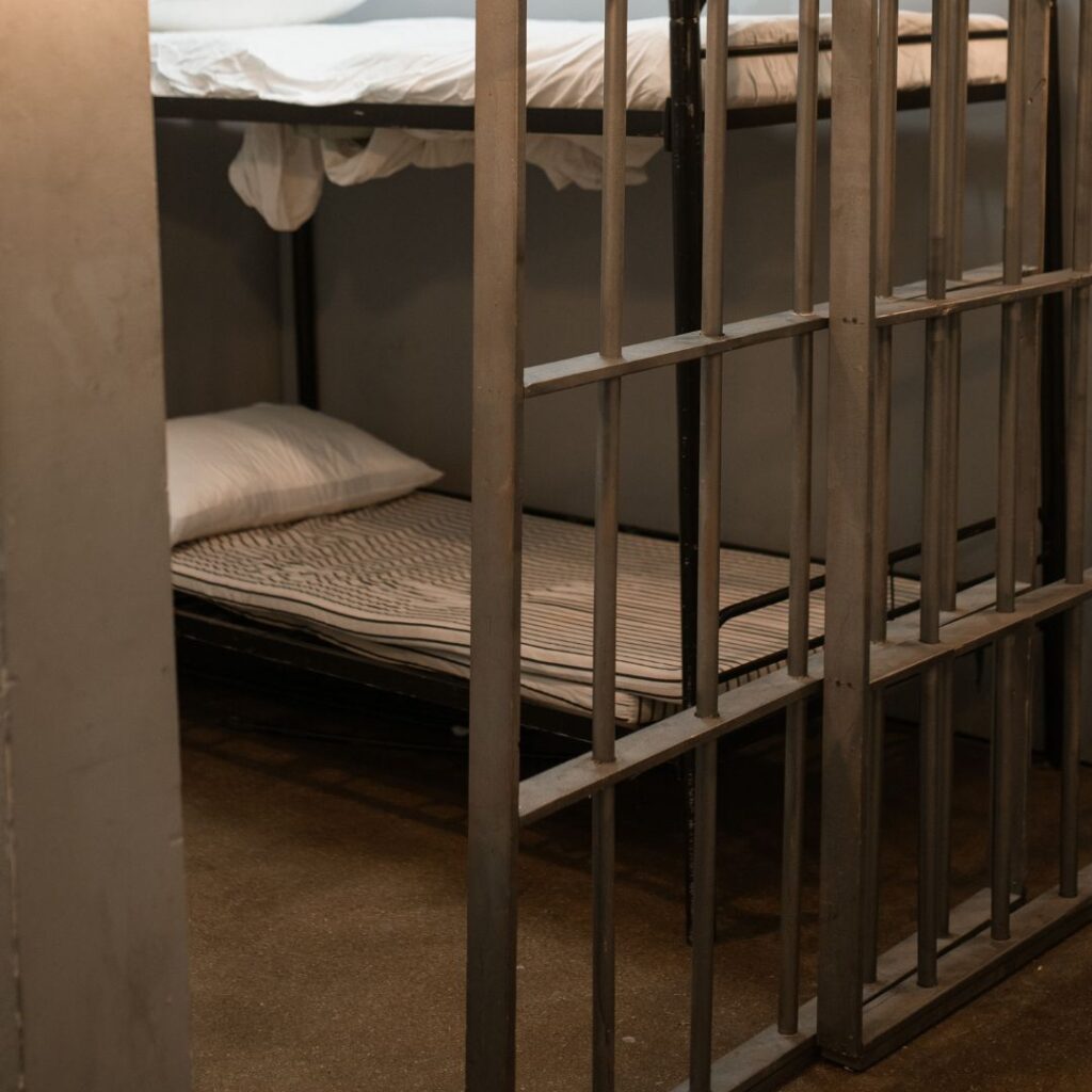 A jail cell