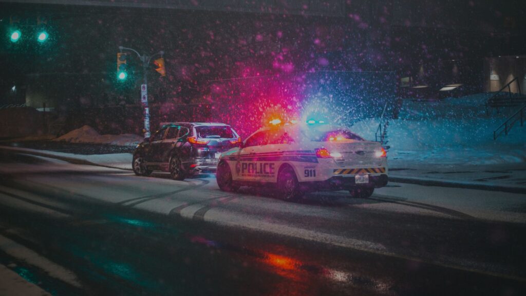 A traffic stop