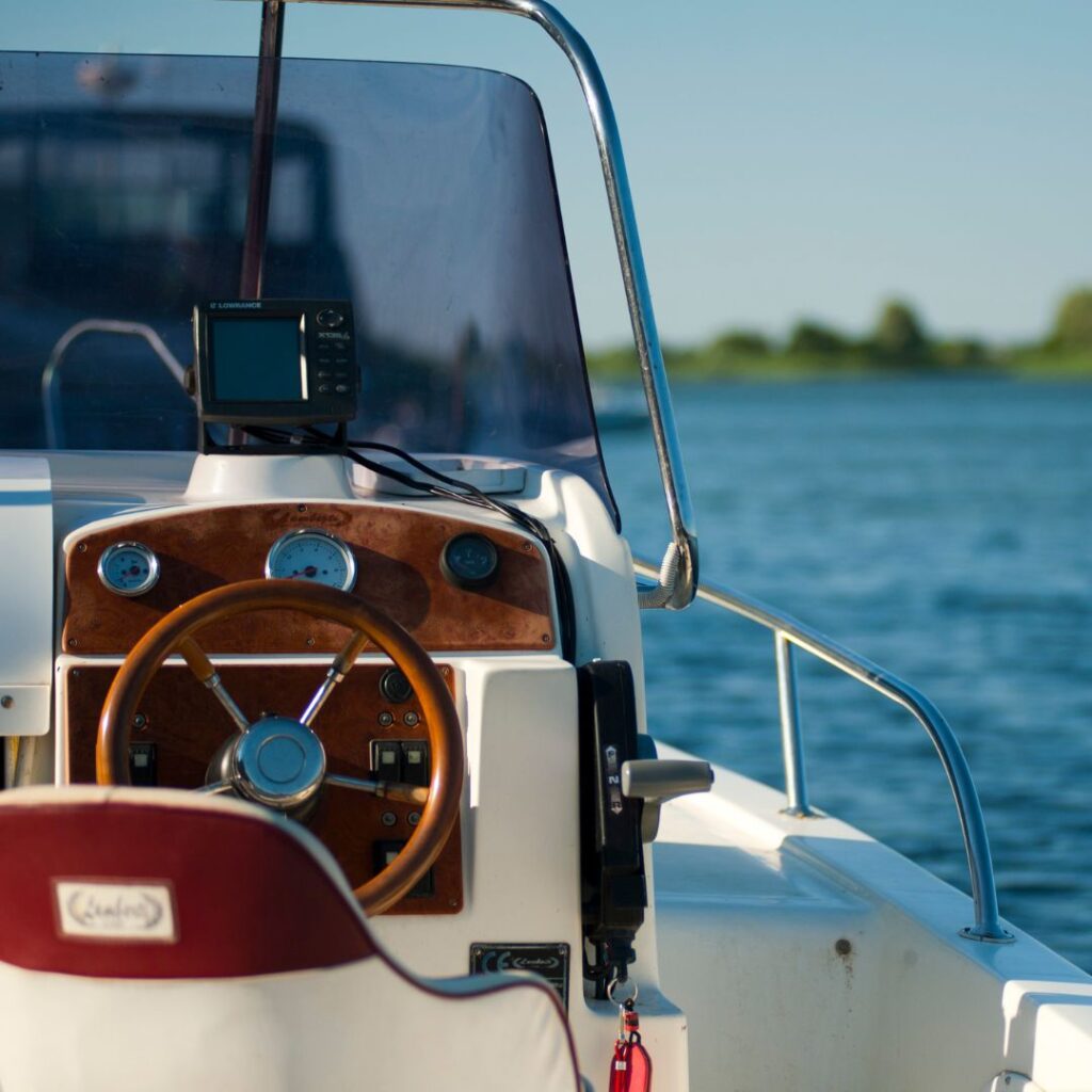 boat steering wheel